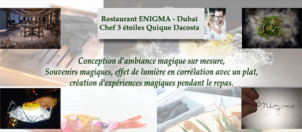 Consulting restaurant-3-étoiles-dubaï-Enigma-chef-dacosta